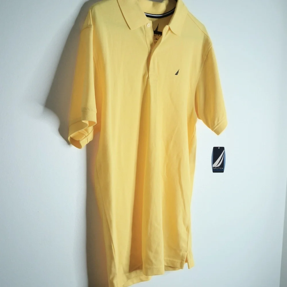 Boys Yellow Nautica Polo